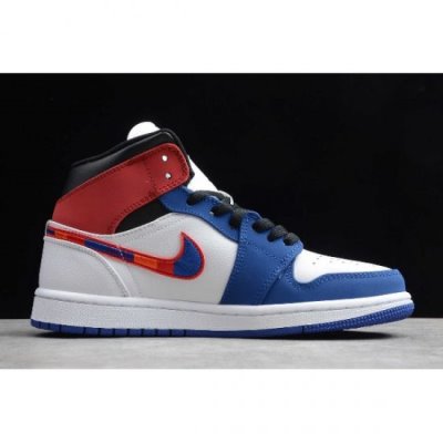 Nike Air Jordan 1 Mid Renkli Basketbol Ayakkabısı Türkiye - 37RCLRJP